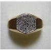 Image 1 :  Gent's 1.05 Carat Total Weight Diamond Ring