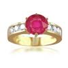 Image 1 :  2.81 Ruby SI1 Diamond Ring 18K Gold