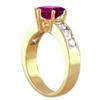 Image 2 :  2.81 Ruby SI1 Diamond Ring 18K Gold