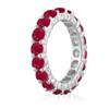 Image 2 :  4.70 Ct Ruby Eternity Ring 18Kw