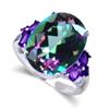 8.70 Ct Mystic Topaz Ring 10Kw