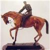 Image 1 : BONHEUR "WINNER OF THE DERBY" BRONZE SCULPTURE