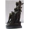 Image 2 :  Bronze "Lady w/Cherub"