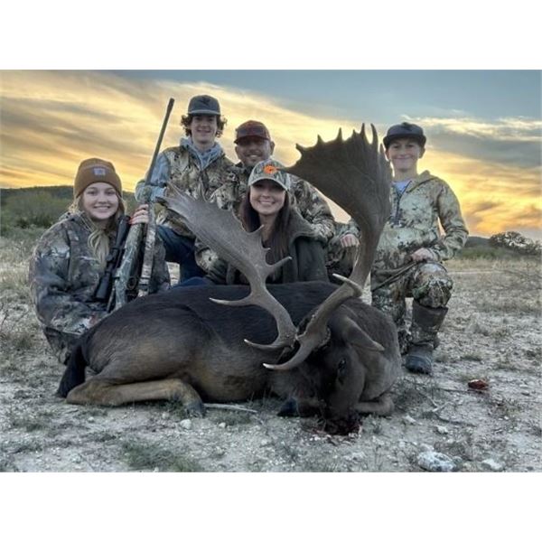 Record Buck Ranch- 3 Day/ 2 Night Fallow Buck for 1 hunter & 1 Observer
