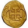 Image 2 : SPAIN, Seville, gold cob 2 escudos, Philip III, assayer G, NGC AU 55.