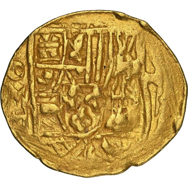 MEXICO, Mexico City, gold cob 1 escudo, (1711-12) J, NGC AU 55 (1715 Fleet Shipwreck Label).