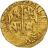 Image 2 : PERU, Lima, gold cob 8 escudos, 1707 H, legend ISPANIAR, rare, NGC MS 63 (1715 Fleet Shipwreck Label