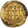 Image 1 : PERU, Lima, gold cob 8 escudos, 1710 H, NGC AU details / removed from jewelry (1715 Fleet Shipwreck 