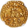 Image 1 : PERU, Lima, gold cob 1 escudo, 1719/8 M, rare, NGC AU 58, "top pop."