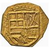 Image 1 : COLOMBIA, Bogotá, gold cob 2 escudos, 1628 (struck in 1633), assayer A below mintmark NR to left, mu