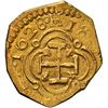 Image 2 : COLOMBIA, Bogotá, gold cob 2 escudos, 1628 (struck in 1633), assayer A below mintmark NR to left, mu