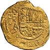 Image 1 : COLOMBIA, Bogotá, gold cob 2 escudos, 1635, assayer A below mintmark NR to left, NGC MS 62 / Mesuno 