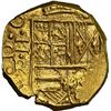 Image 1 : COLOMBIA, Bogotá, gold cob 2 escudos, 1655, assayer R below denomination II to left, mintmark NR to