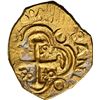 Image 2 : COLOMBIA, Bogotá, gold cob 2 escudos, 1708, no assayer (Arce), NGC MS 62 (1715 Fleet Shipwreck Label
