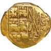 Image 1 : COLOMBIA, Bogotá, gold cob 2 escudos, 1728, assayer S to right, rare, NGC XF 40, finest and only exa