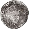 Image 2 : BOLIVIA, Potosí, cob 8 reales, Philip II, assayer B (3rd period).