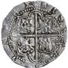 Image 2 : SPAIN, Seville, cob 4 reales, Philip II, assayer Gothic D at 4 o'clock outside tressure on reverse.