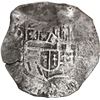 Image 1 : MEXICO, Mexico City, cob 8 reales, 1621/0 (D), Grade 2.