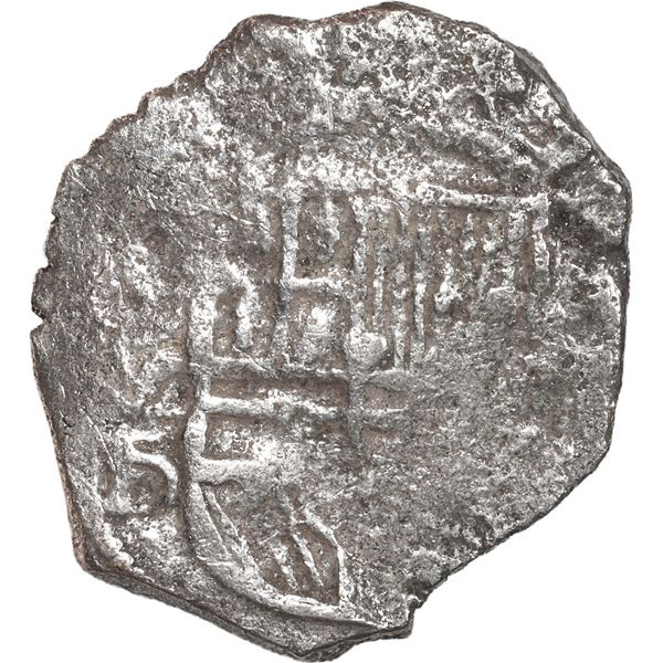 MEXICO, Mexico City, cob 4 reales, (1618) D/F, Grade 3.