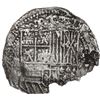 Image 1 : BOLIVIA, Potosí, cob 8 reales, Philip II, assayer B (4th period), Grade 3.