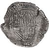Image 1 : BOLIVIA, Potosí, cob 8 reales, Philip II, assayer B (5th period, early style), Grade 1, with early c