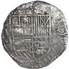 Image 1 : BOLIVIA, Potosí, cob 8 reales, Philip III, assayer Q/R (curved leg), rare, Grade 1.