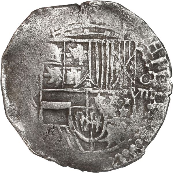 BOLIVIA, Potosí, cob 8 reales, Philip III, assayer Q, Grade 2.