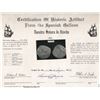 Image 3 : BOLIVIA, Potosí, cob 8 reales, Philip III, assayer M (pre-dated type), Grade 2, with State Release c