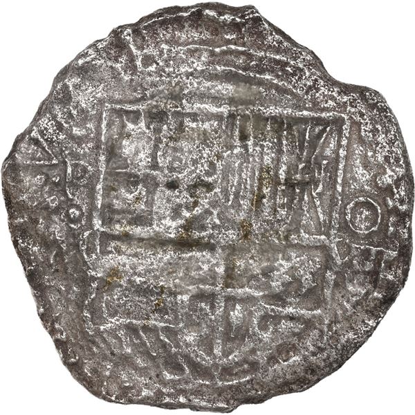 BOLIVIA, Potosí, cob 8 reales, Philip III, assayer M (pre-dated type), Grade 3.