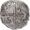 Image 2 : BOLIVIA, Potosí, cob 8 reales, Philip III, assayer T, Grade 1.