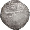 Image 1 : BOLIVIA, Potosí, cob 8 reales, Philip III, assayer not visible, Grade 2.