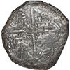 Image 2 : BOLIVIA, Potosí, cob 8 reales, Philip III, assayer not visible, quadrants of cross transposed, Grade