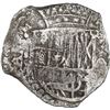 Image 1 : BOLIVIA, Potosí, cob 8 reales, Philip III, assayer not visible, Grade 3.