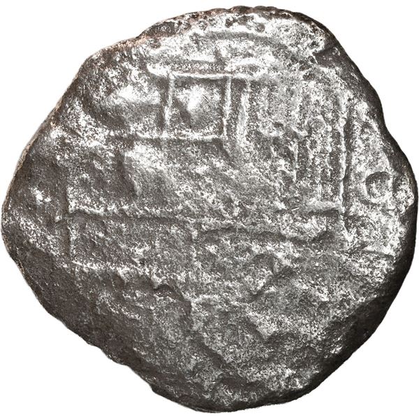BOLIVIA, Potosí, cob 8 reales, Philip III, assayer not visible, Grade 3, with State Release certific