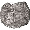 Image 2 : BOLIVIA, Potosí, cob 8 reales, Philip III, assayer not visible, quadrants of cross transposed, Grade
