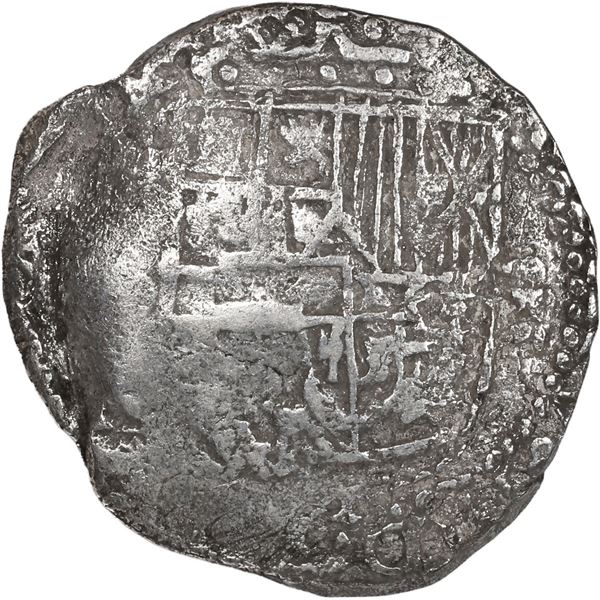 BOLIVIA, Potosí, cob 2 reales, Philip III, assayer not visible, Grade 2.