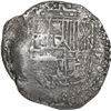 Image 1 : BOLIVIA, Potosí, cob 2 reales, Philip III, assayer not visible, Grade 2.