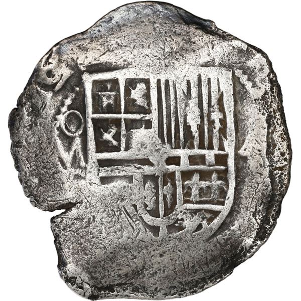 MEXICO, Mexico City, cob 4 reales, 1616/5/4 F, rare.