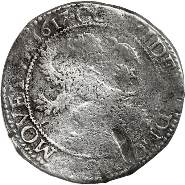 NETHERLANDS (United), Holland, "lion" daalder, 1617.