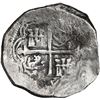 Image 2 : MEXICO, Mexico City, cob 8 reales, Philip IV, assayer D, partial date 162(?).