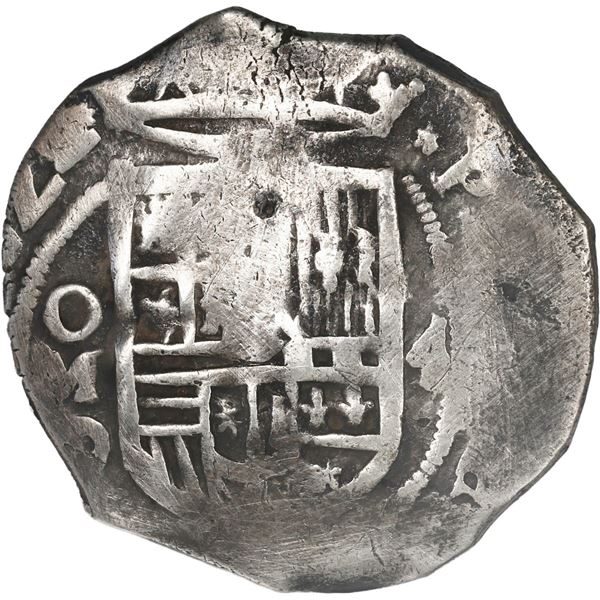 MEXICO, Mexico City, cob 4 reales, 1622/1/0 D, unique.