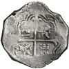 Image 2 : MEXICO, Mexico City, cob 8 reales, Philip IV, assayer D (early 1630s).