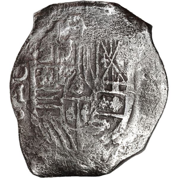 MEXICO, Mexico City, cob 8 reales, Philip IV, assayer D (early 1630s).