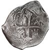 Image 2 : MEXICO, Mexico City, cob 8 reales, Philip IV, assayer D (early 1630s).