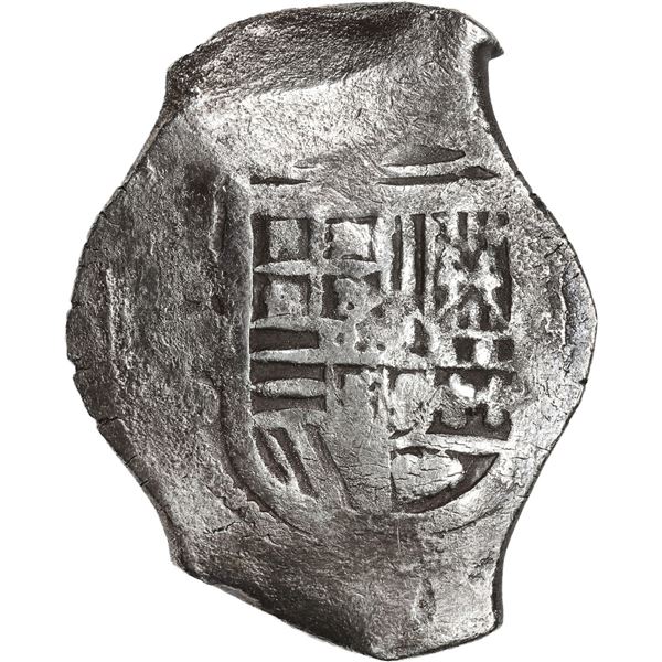 MEXICO, Mexico City, cob 8 reales, Philip IV, assayer P.