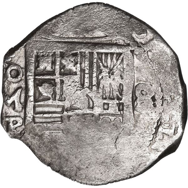 MEXICO, Mexico City, cob 8 reales, Philip IV, assayer P.