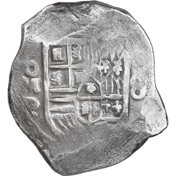 MEXICO, Mexico City, cob 8 reales, Philip IV, assayer P.