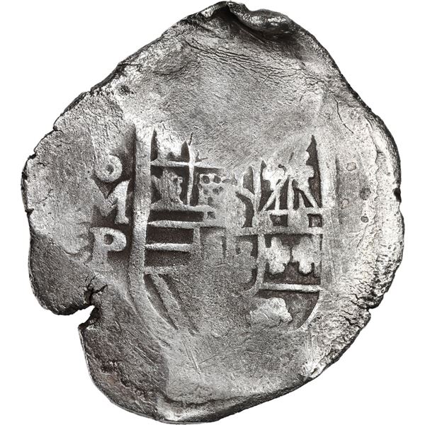 MEXICO, Mexico City, cob 8 reales, Philip IV, assayer P.