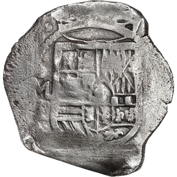MEXICO, Mexico City, cob 8 reales, Philip IV, assayer P.