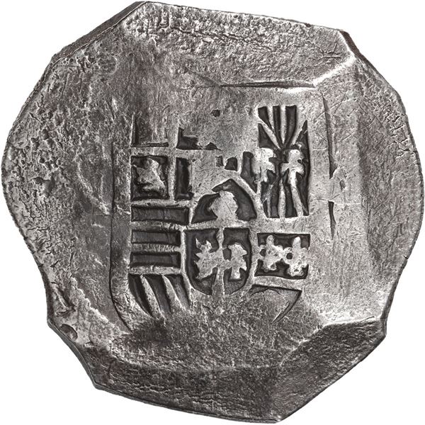 MEXICO, Mexico City, cob 8 reales, Philip IV, assayer P.